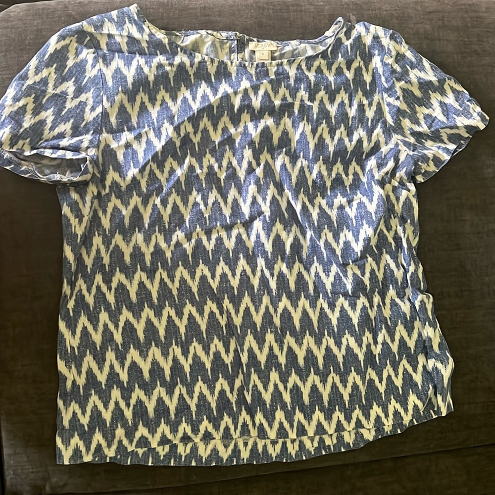 J‎ Crew short sleeved top